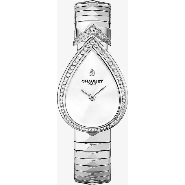 Chaumet Unisex Steel Jos&#233;phine Aigrette Stainless and 0.08ct Diamond Watch 17cm - STEEL