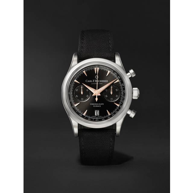 Carl F. Bucherer - Manero Flyback Automatic Chronograph 40mm Steel and Rubber Watch, Ref. No. 00.10927.08.33.01 - Men - Black