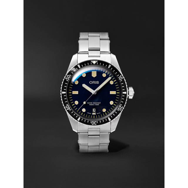 Oris - Divers Sixty-Five Automatic 40mm Stainless Steel Watch, Ref. No. 01 733 7707 4055-07 8 20 18 - Men - Blue