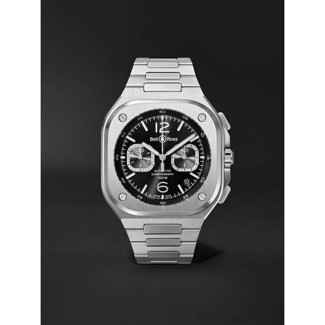Bell & Ross - BR 05 Automatic Chronograph 42mm Stainless Steel Watch, Ref. No. BR05C-BL-ST/SST - Men - Black