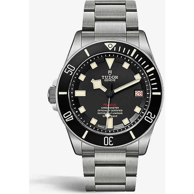 Tudor Mens Silver M25610tnl-0001 Pelagos Lhd Titanium and Stainless Steel Automatic Watch 42mm - SILVER