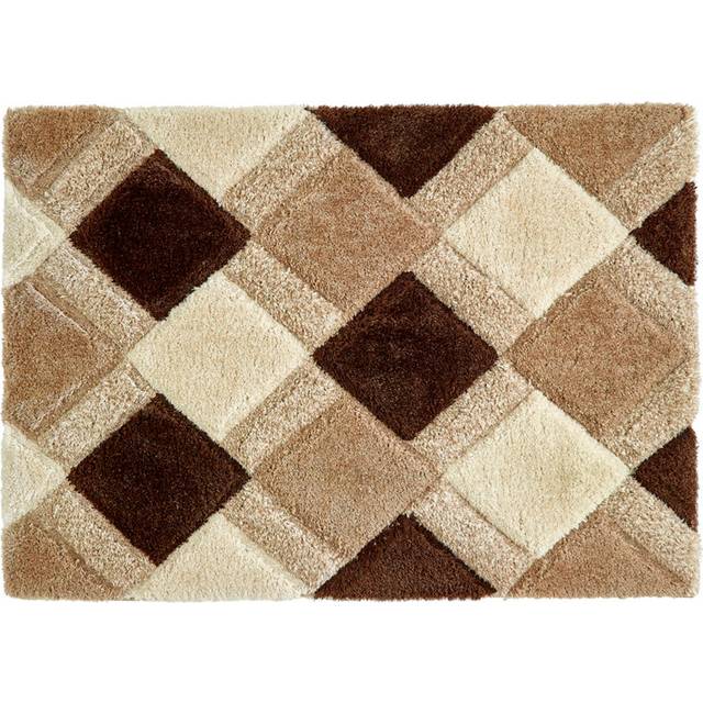 Origins 3D Geo Shaggy Beige 120X170