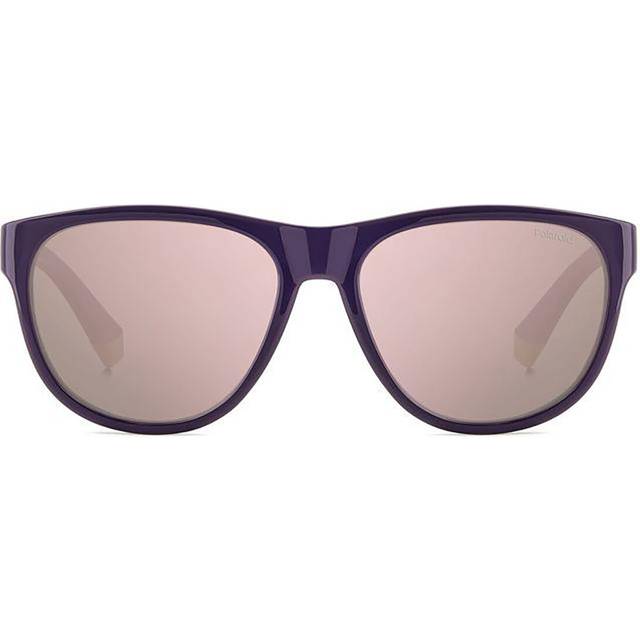 Polaroid Unisex PLD 2156/S B3V/JQ Sunglasses Polycarbonate Violet Violet Butterfly Polarized Multilayer