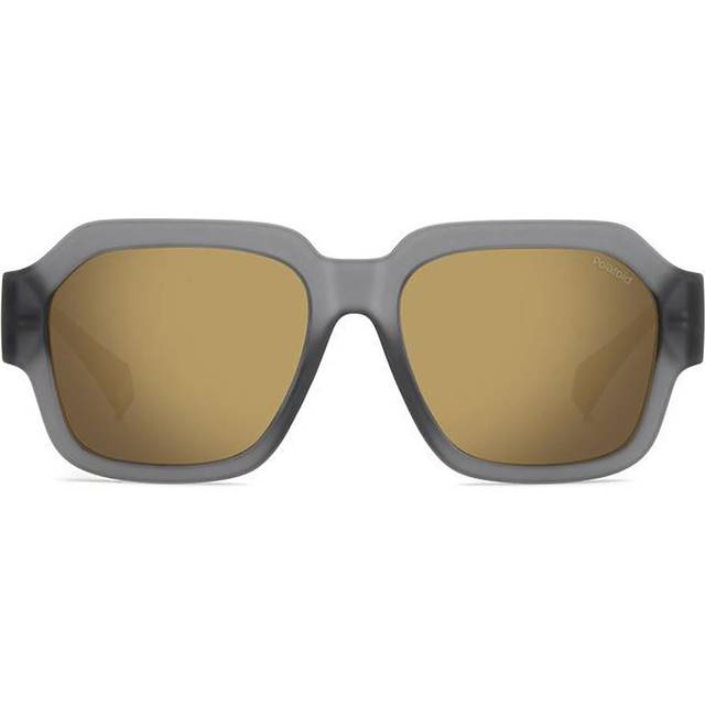 Polaroid Unisex PLD 6212/S/X RIW/LM Sunglasses Polycarbonate Grey  Squared Polarized Multilayer