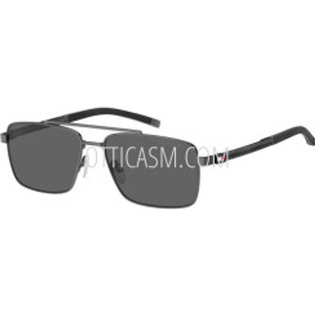 Tommy Hilfiger Man TH 2078/S SVK/M9 Sunglasses Steel Grey opaque Grey Squared Polarized