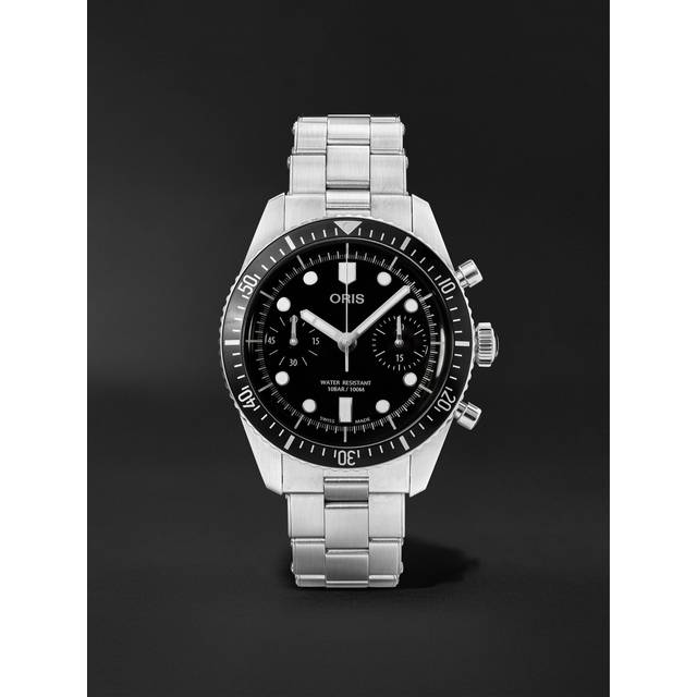 Oris - Divers Sixty-Five Automatic Chronograph 40mm Stainless Steel Watch, Ref. No. 01 771 7791 4054-07 8 20 18 - Men - Black