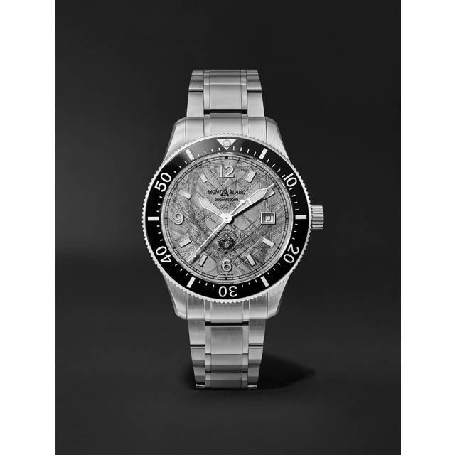 Montblanc - 1858 Iced Sea Automatic Stainless Steel and Ceramic Watch, Ref. No. MB130793 - Men - Silver