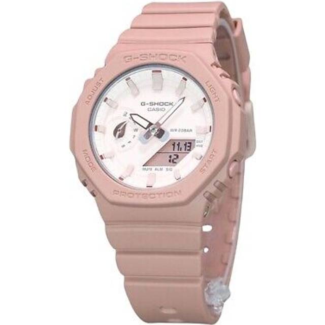 Casio G-Shock Nature&#39;s Colour Series Analog Digital Bio Based Resin Pink Dial Quartz GMA-S2100NC-4A2 200M Women&#39;s Watch
