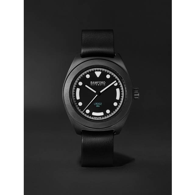 BAMFORD WATCH DEPARTMENT - Land Rover LR002 Limited Edition Automatic Titanium and Rubber Watch, Ref. No. LR002 - Men - Black