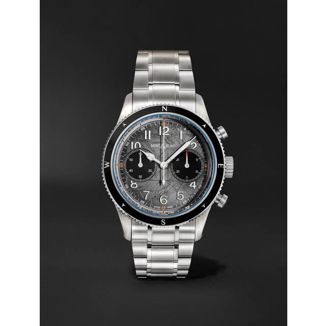 Montblanc - 1858 0 Oxygen The 8000 Automatic Chronograph 42mm Stainless Steel Watch, Ref. No. 130983 - Men - Silver