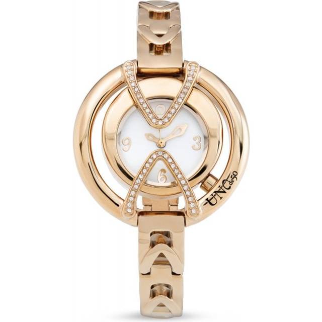 Ladies Brave Gold White Stand Out Topaz Watch REL0148BLNORO0 / Size M