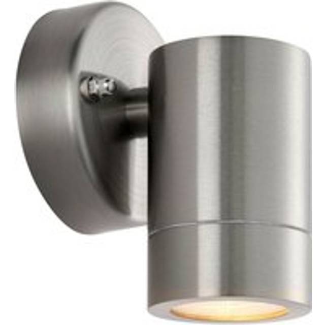 Saxby Lighting - Saxby Palin Outdoor Down Wall Lamp Brushed Stainless Steel IP65