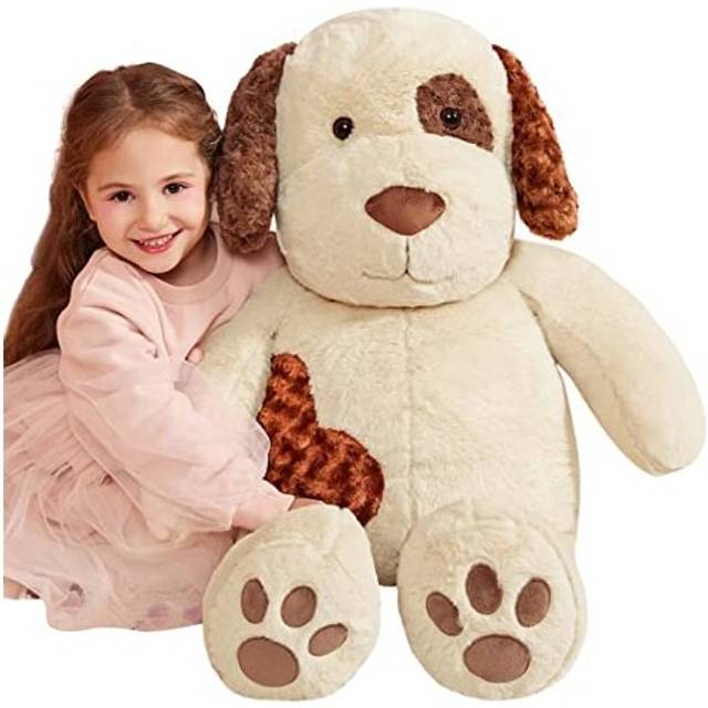 Giant Dog Stuffed Animal Plush Toy,78cm Large Puppy Cute Jumbo Soft Toys,Huge Big Size Fluffy Plushy Fat Oversized Plushie,Gifts for Kids