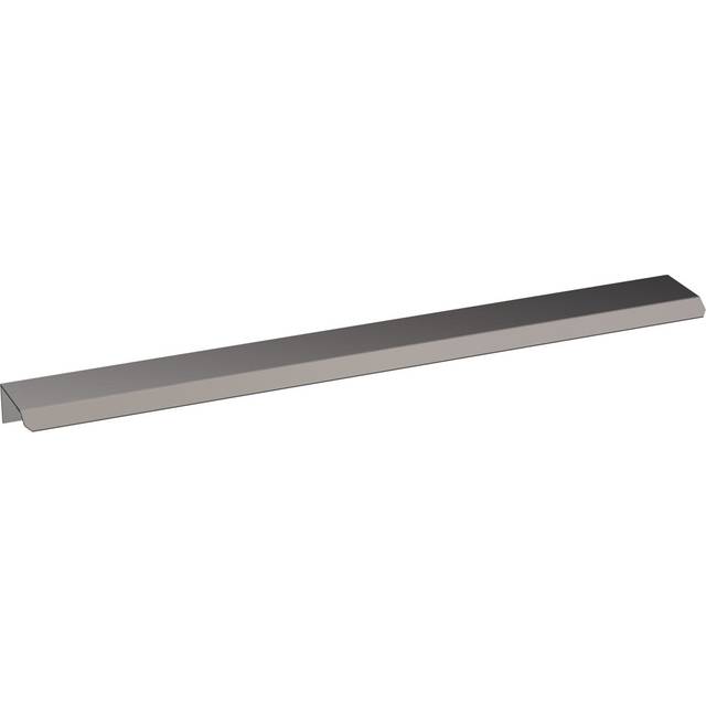 nuie Finger Pull Handle 300mm - Brushed Pewter, Silver