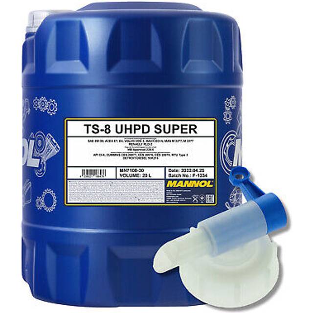 Mannol TS-8 UHPD Super 5W-30 20l Motorolja MN7108-20 MERCEDES-BENZ: E-klass T-modell, E-klass Sedan, C-klass Sedan, SMART: Fortwo I Coupe, Cabrio