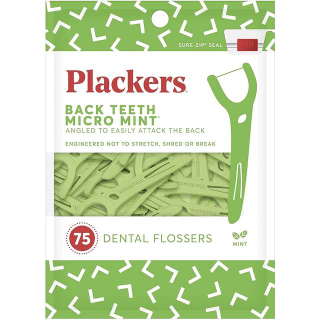 Plackers rätvinklig tandtråd, förpackning med 2
