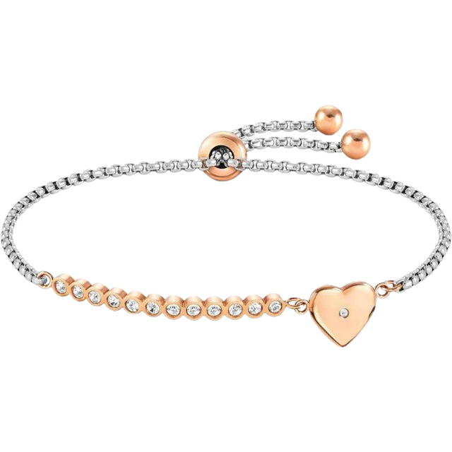 Nomination Milleluci Rose Gold Heart Bracelet - 14-19cm