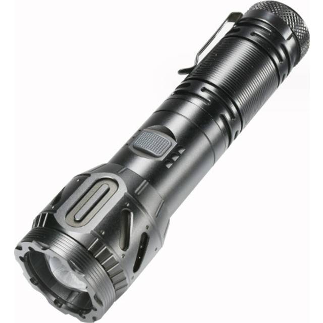Chronus LED Flashlight High Lumens Super Bright Rechargeable USB C, with 5 Mode, Water Resistant Long Lasting - Camping, Outdoor, Emergency Use(Black)