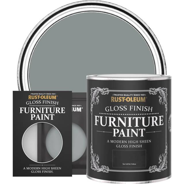 Rust-Oleum Gloss Furniture Paint - SLATE - 10ml - Grey