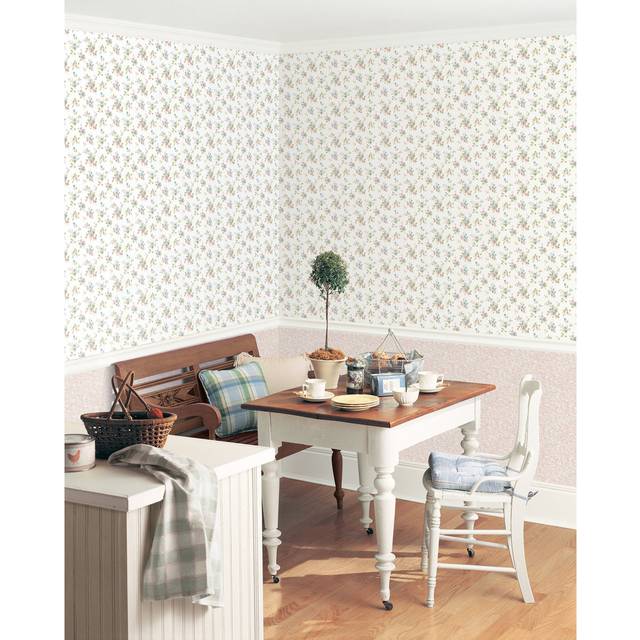 Pretty Prints Blossom Mini Wallpaper Roll - Pink (1,005cm L X 53cm W)