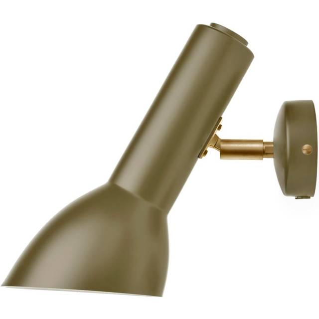 CPH Lighting - Oblique Wall Lamp HW Brass/Olive Green