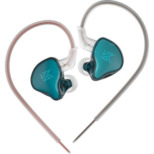 (a-EDCX Cyan NO MIC) KZ EDCX In Ear Earphones Bass Earbuds Monitor Headphones Sport Noise Cancelling HIFI Headset New Arrival!