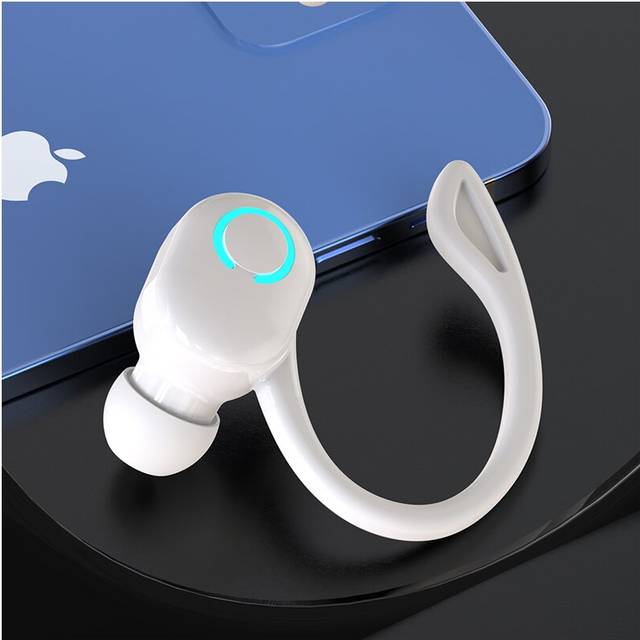 (a-White) Bluetooth V5.2 Earphones Wireless Handsfree Business Headset Drive Call Headphone Waterproof Earbuds With Mic For Smartphone