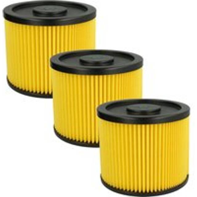 Set 3x Replacement Filters compatible with Einhell rt-vc 1630 sa, rt-vc 1600 e, Inox 1500, Inox 30 a, te-vc 1820AS, tc-vc 1820 sa Vacuum Cleaner