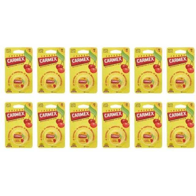 Carmex Lip Balm Pot (Cherry) (NOT LL) (Pack of 12)