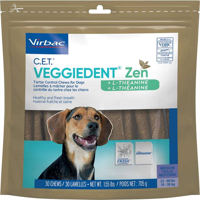 cET VEggIEDENT Zen Tartar control chews for Dogs - Medium