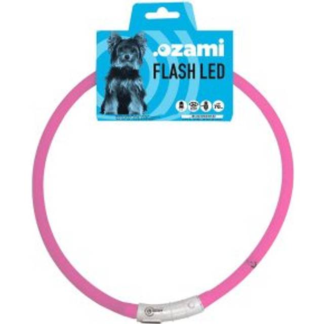 Halsband Flash LED Rosa (70cm)
