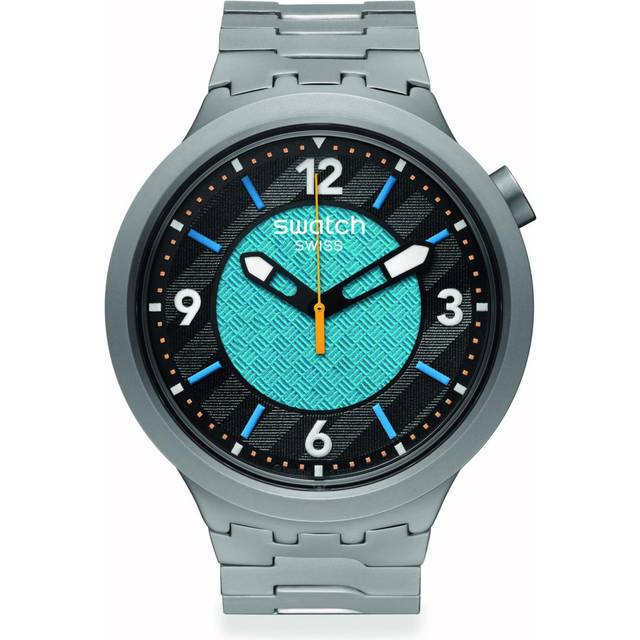 Swatch Power Of Nature Frostbloom Blue & Black Watch SB07S116G - Two Colour