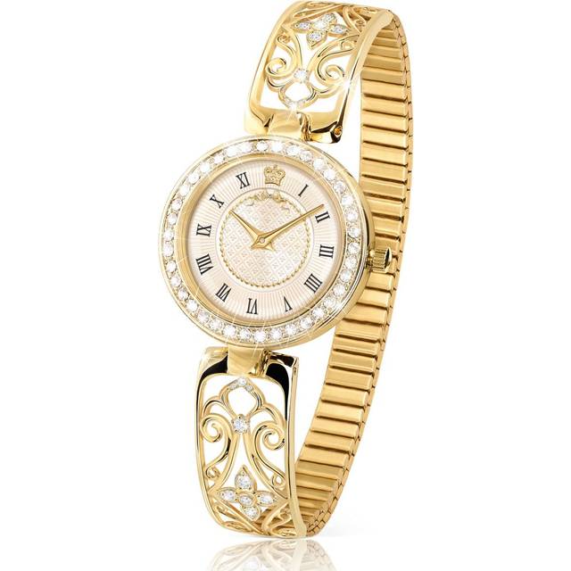 Queen Elizabeth II Platinum Jubilee Gold-Plated Stretch Watch