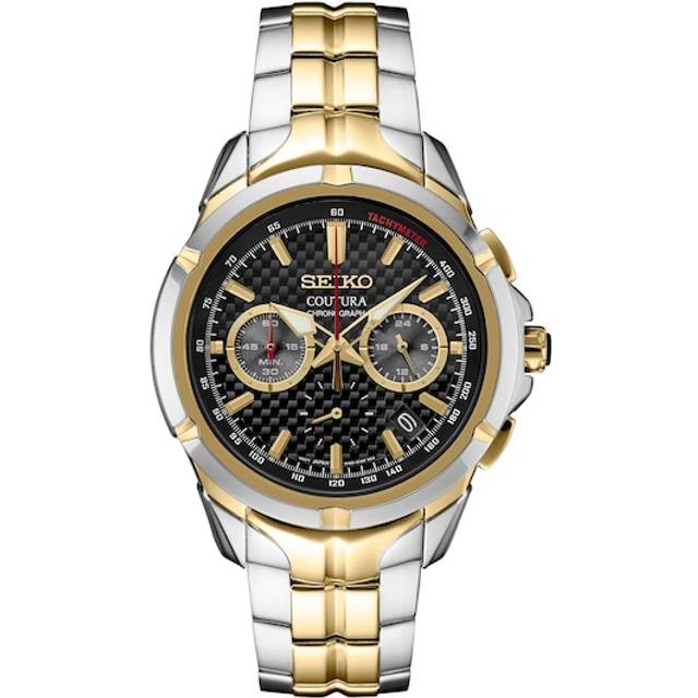 Exclusive Seiko Coutura Men's Two Tone Chronograph Watch
