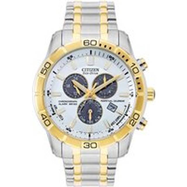 Citizen BL5458-52A Two Tone Perpetual Calendar Chronograph Bracelet Watch - W3830