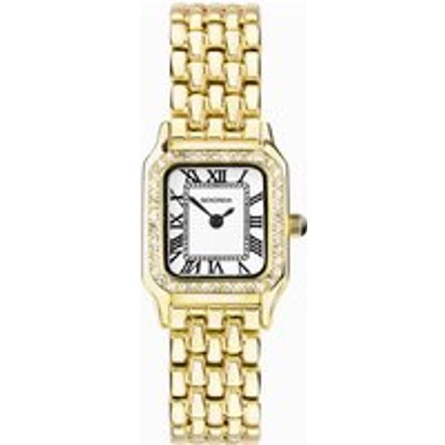 Sekonda Monica Gold Plated Stone Set Watch 40642