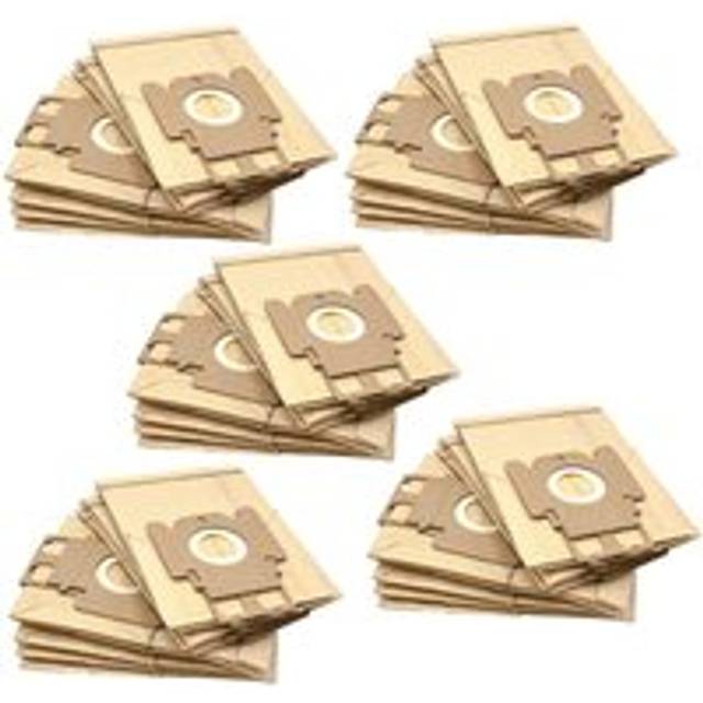 vhbw 50x Vacuum Cleaner Bag compatible with Miele Electronic 850, 1200, 1400 S163, Hepa Vacuum Cleaner - Paper, type K, 21 cm x 13.2 cm