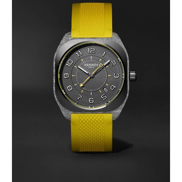 Hermès Timepieces - H08 Automatic 39mm Glass Fibre and Rubber Watch, Ref. No. 402993WW00 - Men - Yellow