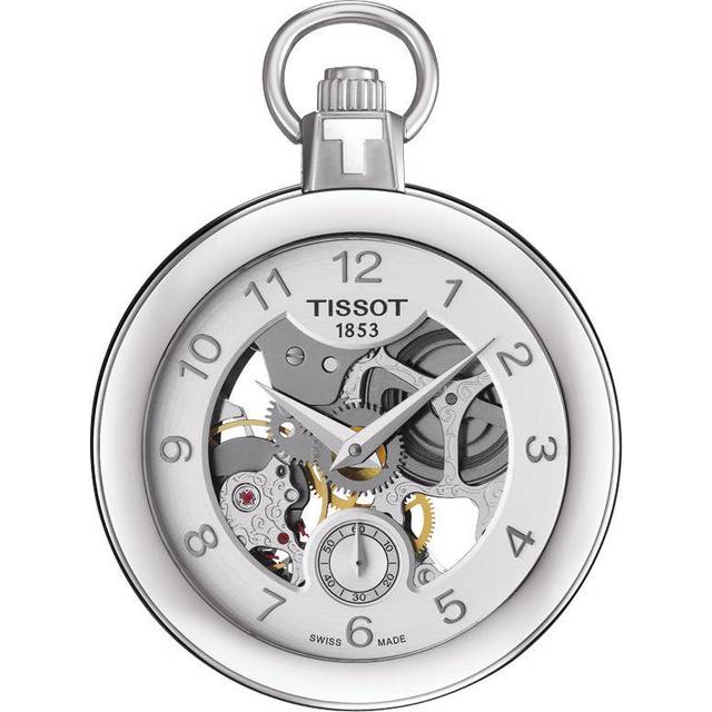 Tissot Watch Pocket Mechanical Skeleton D - Silver