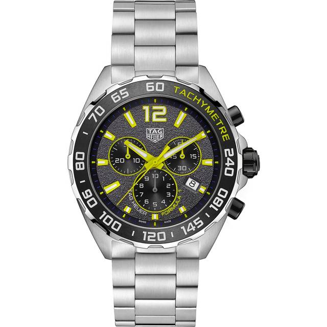 TAG Heuer Watch Formula 1 Quartz Yellow Bracelet - Grey