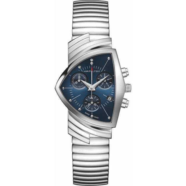 Hamilton Ventura Blue Chronograph Bracelet