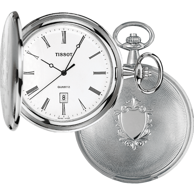 Tissot Pocket Watch Savonnette - White