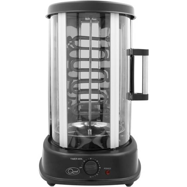 QUEST 34020 Kebab Rotisserie Grill - Black