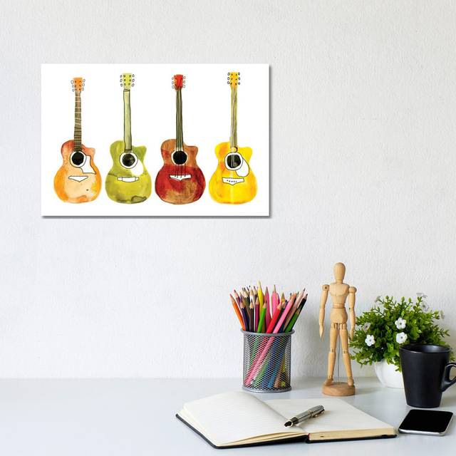 String Band II by Annie Warren - Wrapped Canvas Graphic Art (20.32cm H x 30.48cm W x 1.905cm D)
