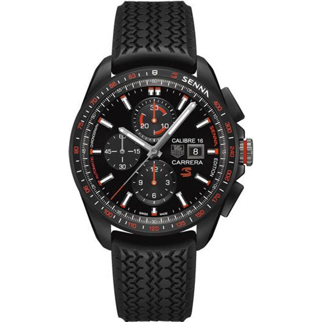 TAG Heuer Watch Carrera Calibre 16 Senna Special Edition - Grey