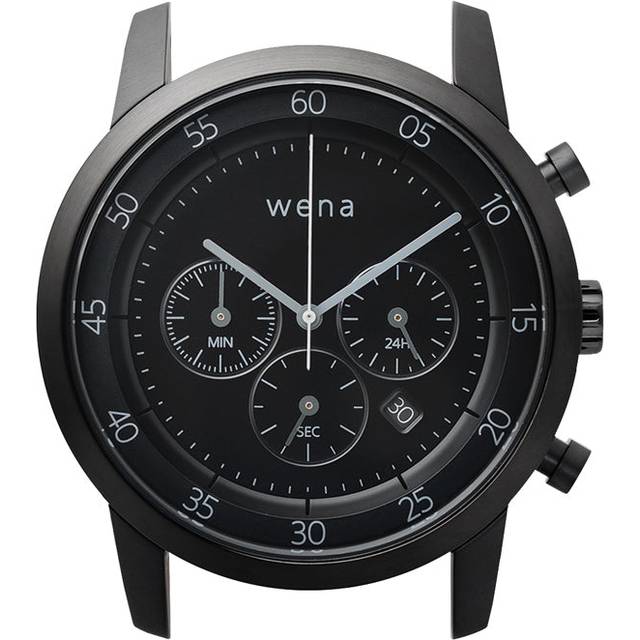 Wena By Sony Watch Head Chronograph Black - Black
