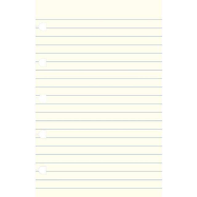 Filofax Notebook Ruled Refill B122008U