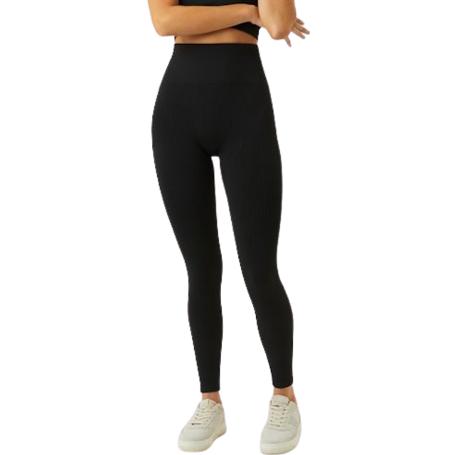 Björn Borg Studio Seamless Rib Tights Svart, XS