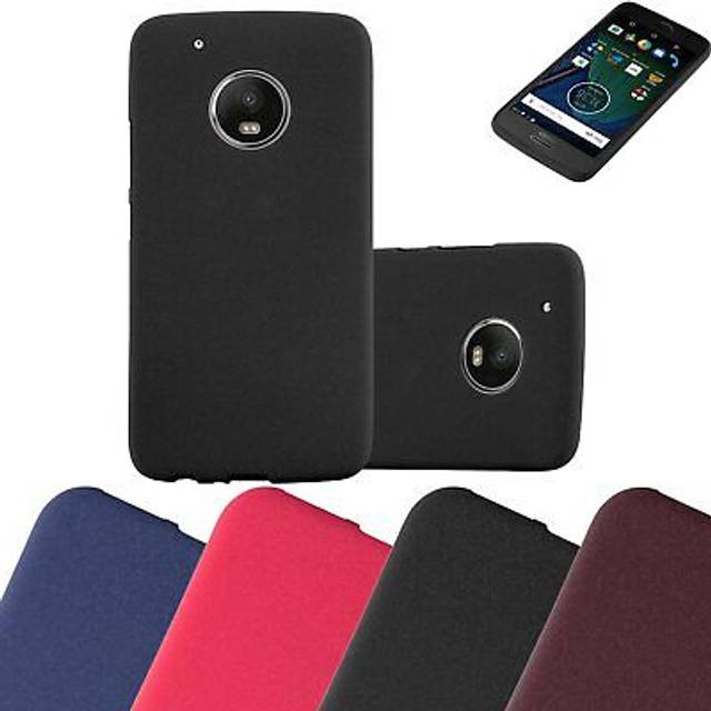 (FROST BLACK) Cadorabo Case for Motorola MOTO G5 case cover