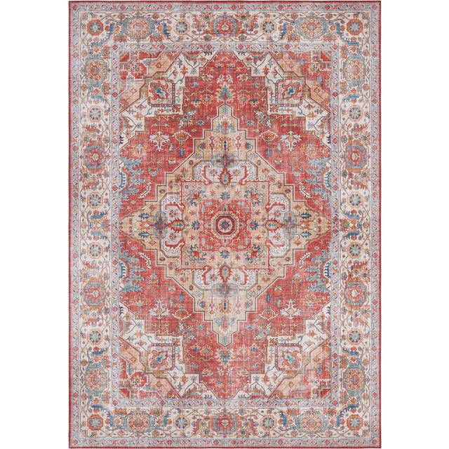 Sylla Tufted Brick Red Rug (Rectangle 160 x 230cm)